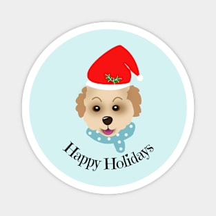 Happy Holidays dog lovers Magnet